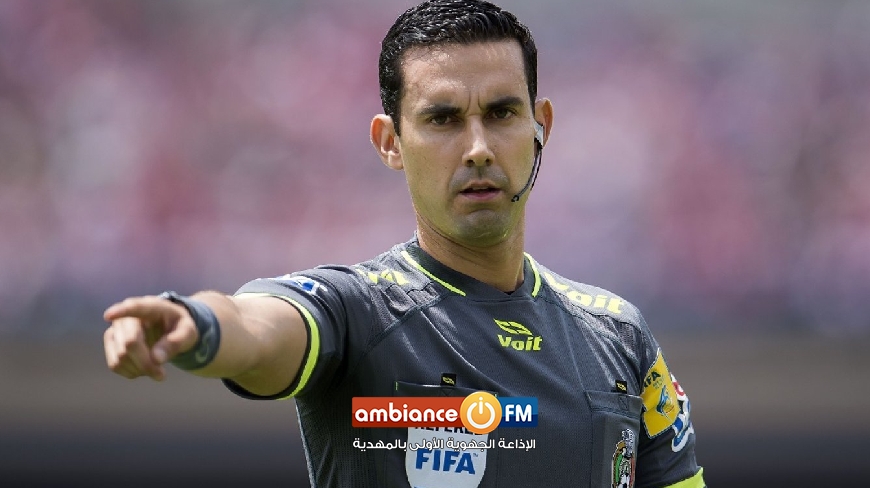 طاقم تحكيم مباراة تونس و الدنمارك في المونديال