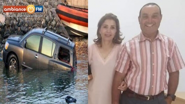 فاجعة تهز الشابة : وفاة زوجين غرقا إثر سقوط سيارتهما في الميناء