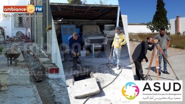 إعادة تهيئة و تركيز كامل شبكة الصرف الصحي بالمستشفى المحلي بقصور الساف